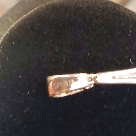 SP 925 Sterling Silver Baseball bat Necklace Pendant - Picture 5 of 5